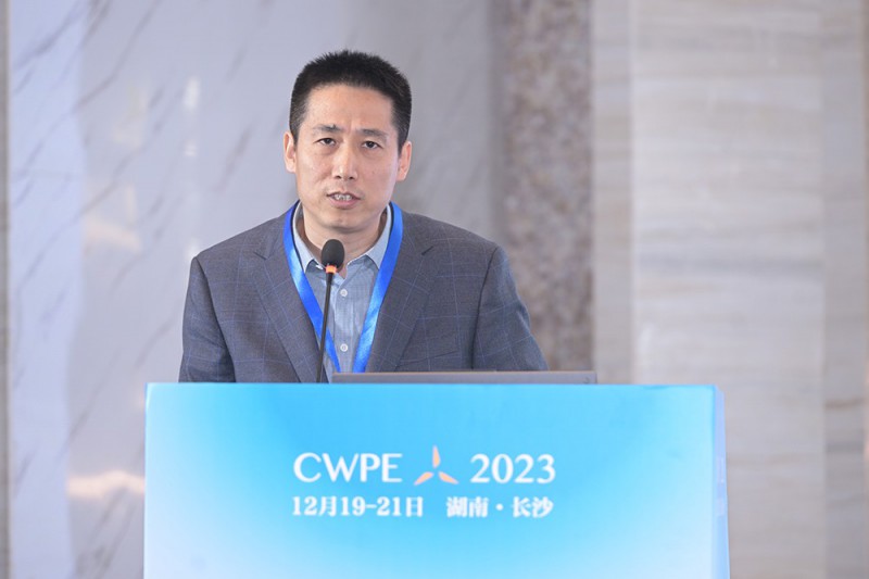中國(guó)電力科學(xué)研究院新能源研究中心科室主任王瑞明發(fā)表《構(gòu)網(wǎng)型風(fēng)電機(jī)組并網(wǎng)技術(shù)探討》演講